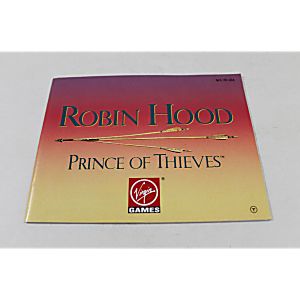 Manual Robin Hood Prince Of Thieves Nes Nintendo