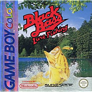 Black Bass Lure Fishing Game Boy Color