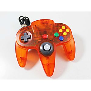 Nintendo 64 N64 Fire Orange Controller
