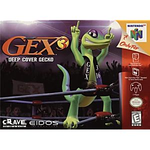 Gex 3 Deep Cover Gecko Nintendo 64 Game