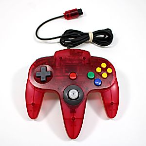 N64 Watermelon Red White Controller