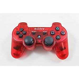 Dualshock 3 Wireless Controller - Clear Red (USED) 