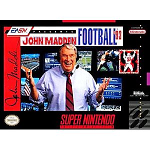 John Madden Football '93 SNES Super 