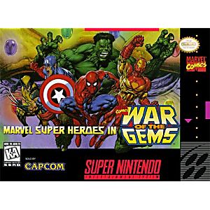 Noroeste Indulgente Sofocante Marvel Super-Heroes War of the Gems SNES Super Nintendo