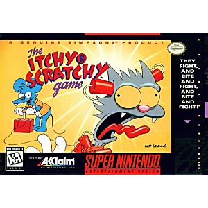 Simpsons Itchy and Scratchy Game