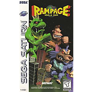 Rampage World Tour Sega Saturn Game