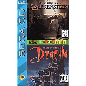 Mary Shelley's Frankenstein Bram Stoker's Dracula Sega CD Game