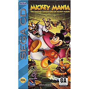 Mickey Mania Timeless Adventures of Mickey Mouse Sega CD Game