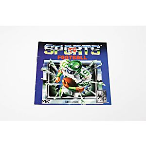 Manual - TV Sports Football TurboGrafx-16