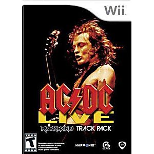 AC/DC Live Rock Band Track Pack Nintendo WII Game