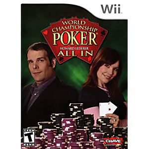 Wii world championship poker all in world series of poker barstool