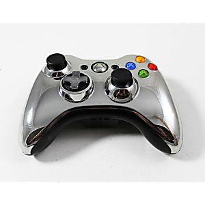 Xbox 360 Chrome Silver Controller