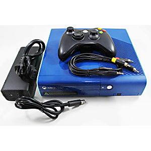 Xbox 360 E 500GB Special Edition Blue System with Black Controller