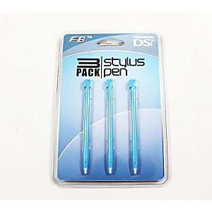 DSi - Stylus Pen - 3 Pack - Matte Blue