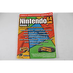 Nintendo 64 Games Unauthorized Secrets Volume 3