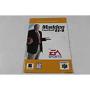 Manual - Madden 64 - Nintendo N64 Football