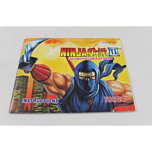 Manual - Ninja Gaiden III 3 - Rare Nes Nintendo