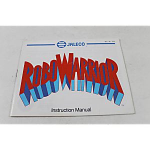 Manual - Robowarrior - Robo Warrior - Nes Nintendo