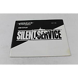 Manual - Silent Service - Nes Nintendo Submarine