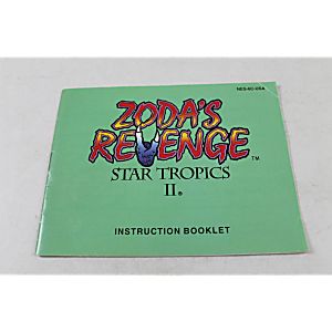 Manual - Star Tropics II 2 Zoda's Revenge - Nes Nintendo