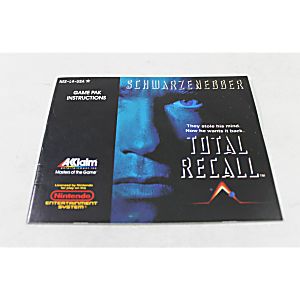 Manual - Total Recall - Nes Nintendo