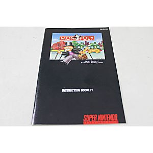 Manual - Monopoly - Snes Super Nintendo
