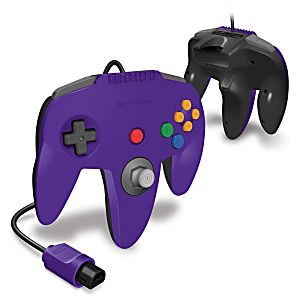 Captain N64  Premium Controller (Rival Purple)
