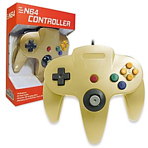 NEW Nintendo 64 N64 Gold Controller