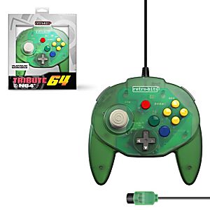 Tribute64 N64 Controller - Forest Green