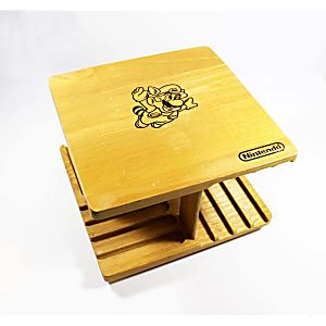 NES Vintage Beechwood Rotating Game Holder