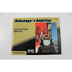 Manual - Nobunaga's Ambition - Rare Nes Nintendo