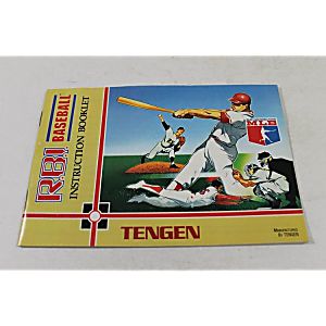 MANUAL - RBI R.B.I. BASEBALL- Classic Tengen NES Nintendo