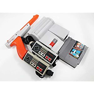 Original Top Loader NES Nintendo System w/ Light Gun- Discounted
