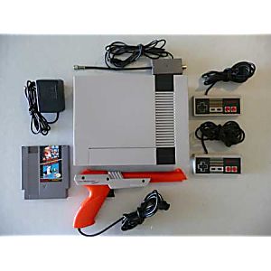 Original NES Nintendo Console System w/ Gun, Games