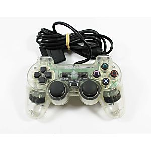Used Clear Playstation 2 Dualshock 2 Controller