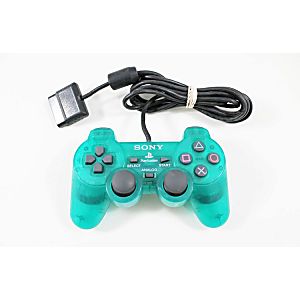 Used Emerald Playstation 2 Dualshock 2 Controller