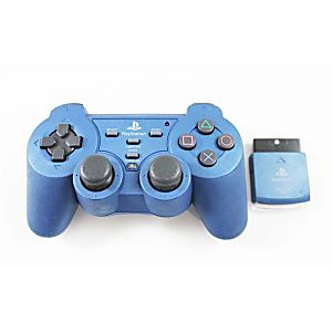 PS2 Playstation 2 Wireless Force 2 Katana Controller (Blue)
