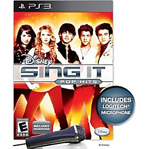 Disney Sing It Pop Hits with Microphone Playstation 3 Game