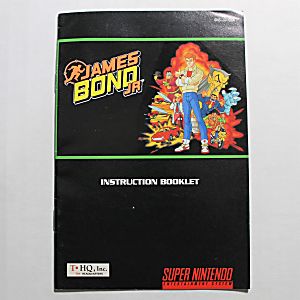 Manual - James Bond Jr. - Snes Super Nintendo