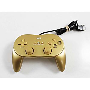 Nintendo Wii Classic Pro Controller- Gold
