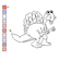 Color a Dinosaur Image 4