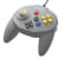 Tribute64 - N64 Controller - Gray Image 2